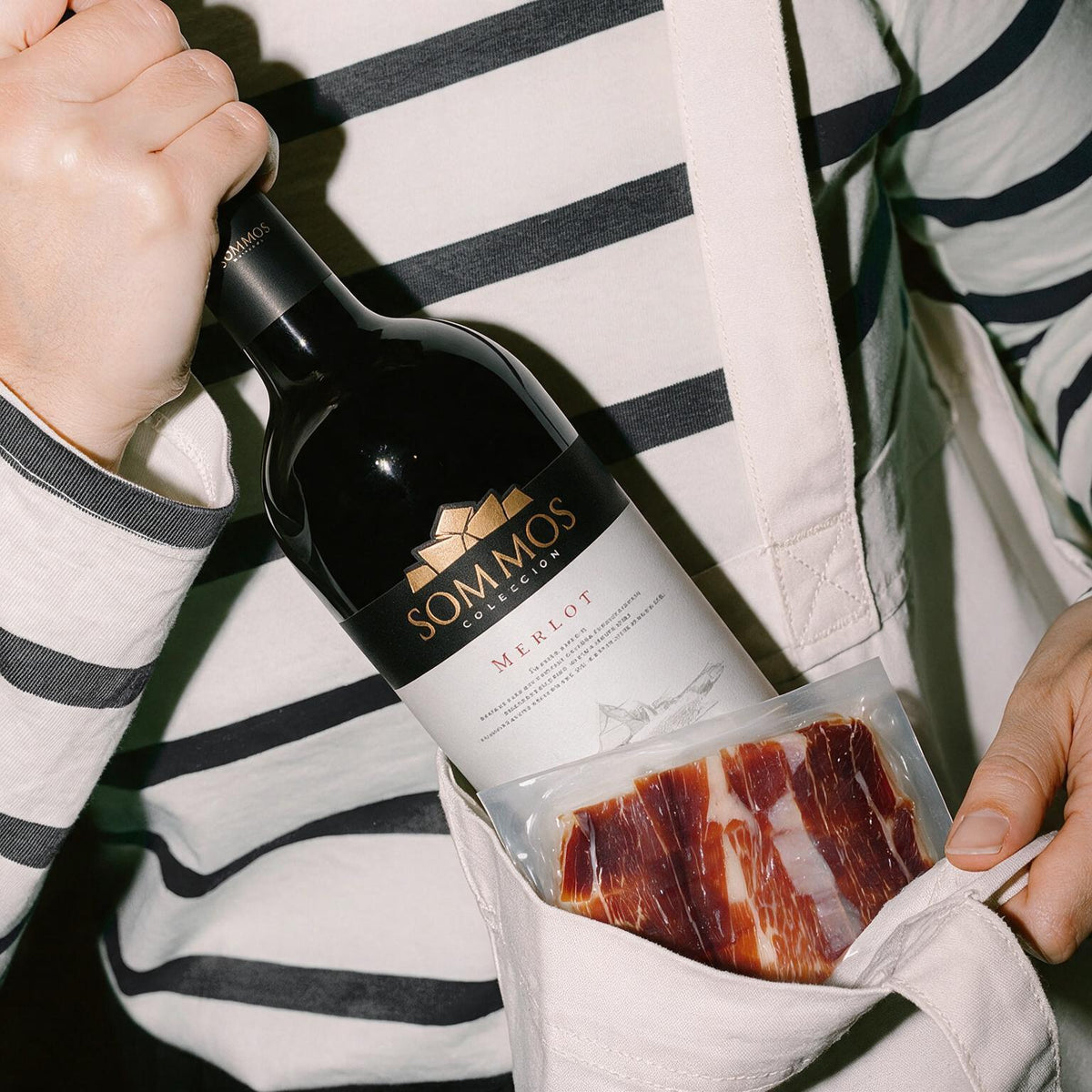estuche Merlot & jamón gran reserva