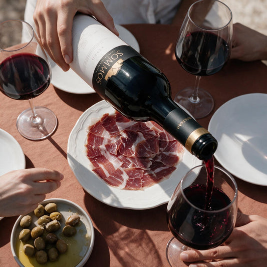 estuche Merlot & jamón 100% Ibérico