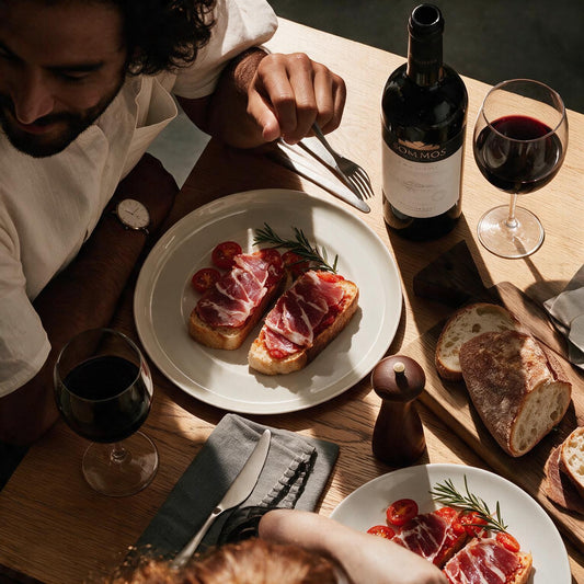 estuche Merlot & jamón 50% Ibérico